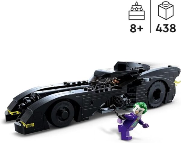 Escena de Lego con Batman tratando de atrapar al Joker.